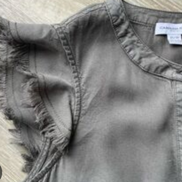 Carolina Belle Sleeveless Green Dress Sz S - Picture 2 of 4